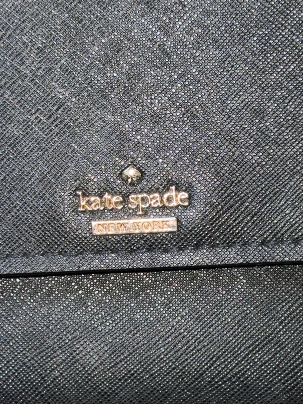 kate spade black crossbody wallet bag